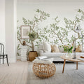 Branches of Dreams, White Mural Wallpaper - room preview 03