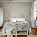 Bamboo Horizon, Beige Mural Wallpaper - room preview 03