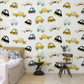 Cars, Pastel Mural Wallpaper - room preview 03