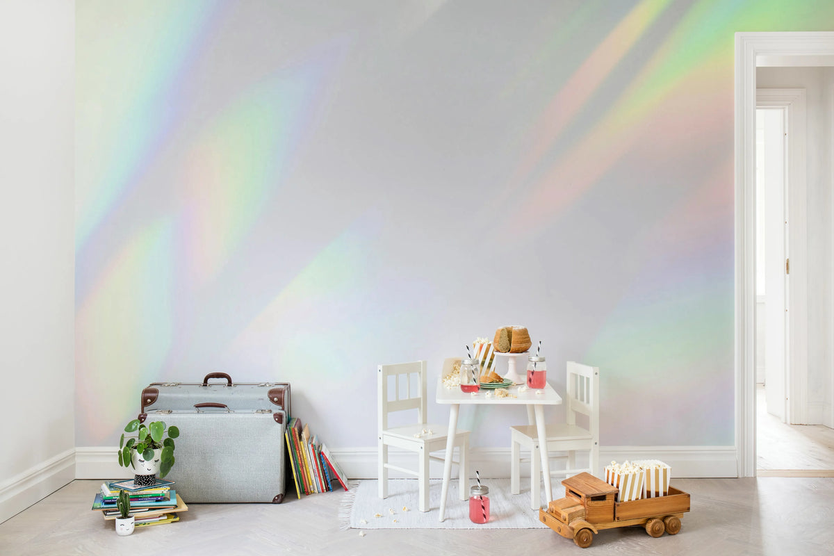 Sun Reflection, Rainbow Mural Wallpaper - room preview 03