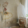 Bloomy Fields of Marion, Warm Yellow Mural Wallpaper - room preview 03