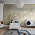 Water Song, Ocean Blue Mural Wallpaper - room preview 03