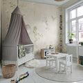 Water Song, Off White Mural Wallpaper - room preview 03