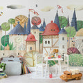 Old Town, Colorful Mural Wallpaper - room preview 03