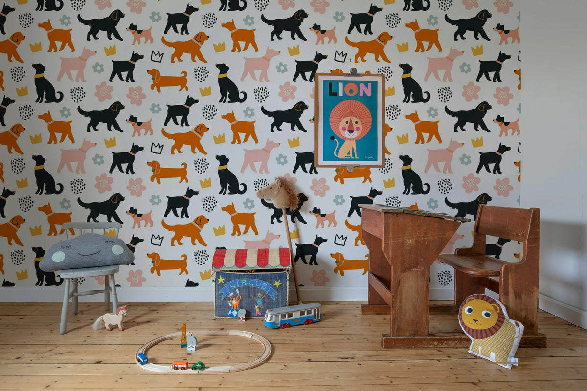 Dog Walk, Multi Mural Wallpaper - room preview 03