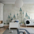 Dreamy Castle, Beige Mural Wallpaper - room preview 03
