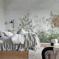 Chinoiserie Haze, Sage Green Mural Wallpaper - room preview 03