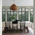 Vintage Windows, Soft Green Mural Wallpaper - room preview 03