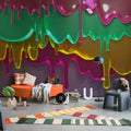 Dripping, Lollipop Mural Wallpaper - room preview 03
