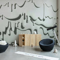 Dripping, Milky Mural Wallpaper - room preview 03