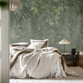 Honolulu, Dark Green Mural Wallpaper - room preview 03