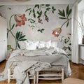 Romantic Garden, Pastel Mural Wallpaper - room preview 03