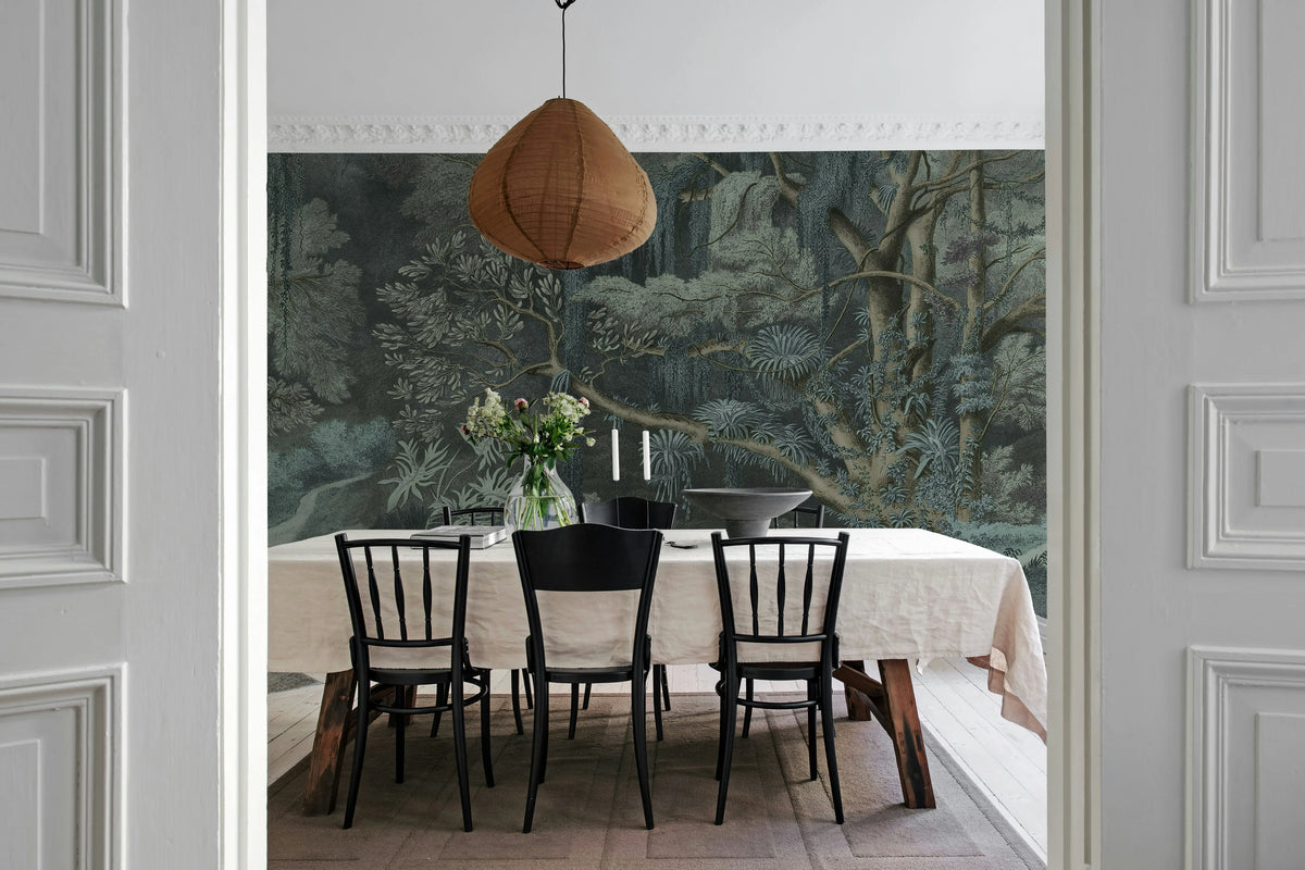 Secret Well Repeatable, Light Blue Mural Wallpaper - room preview 03