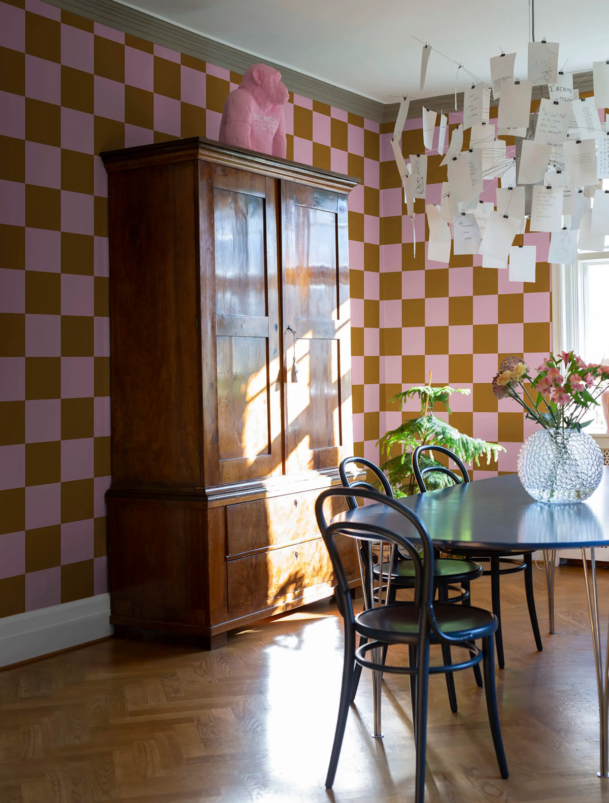 Happy Squares, Fudge Mural Wallpaper - room preview 03