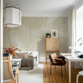 Serene Layers, Beige Mural Wallpaper - room preview 03