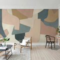 Serene Layers, Pastel Mural Wallpaper - room preview 03