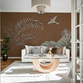 Antiquity, Rust Mural Wallpaper - room preview 03