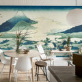 Umezawa Manor in Sagami Province Repeatable Mural Wallpaper - room preview 03