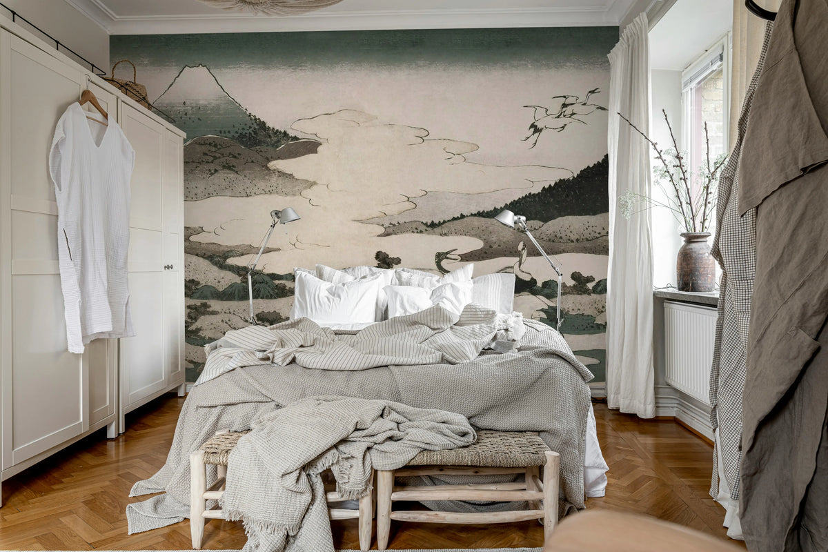 Umezawa Manor in Sagami Province, Soft Mural Wallpaper - room preview 03