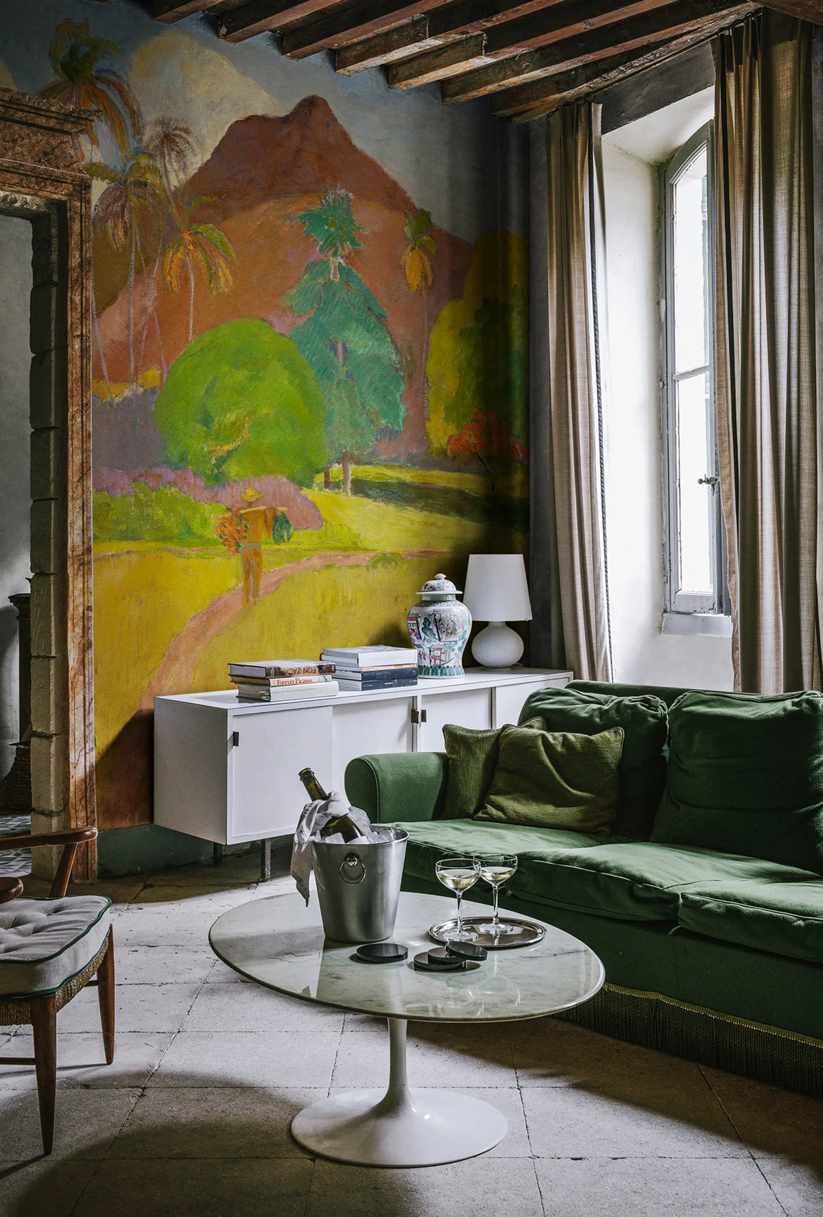 Tahitian Landscape by Gauguin Mural Wallpaper - room preview 03