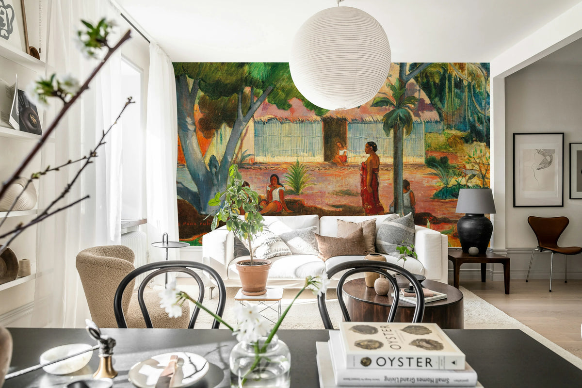 The Large Tree by Gauguin Mural Wallpaper - room preview 03