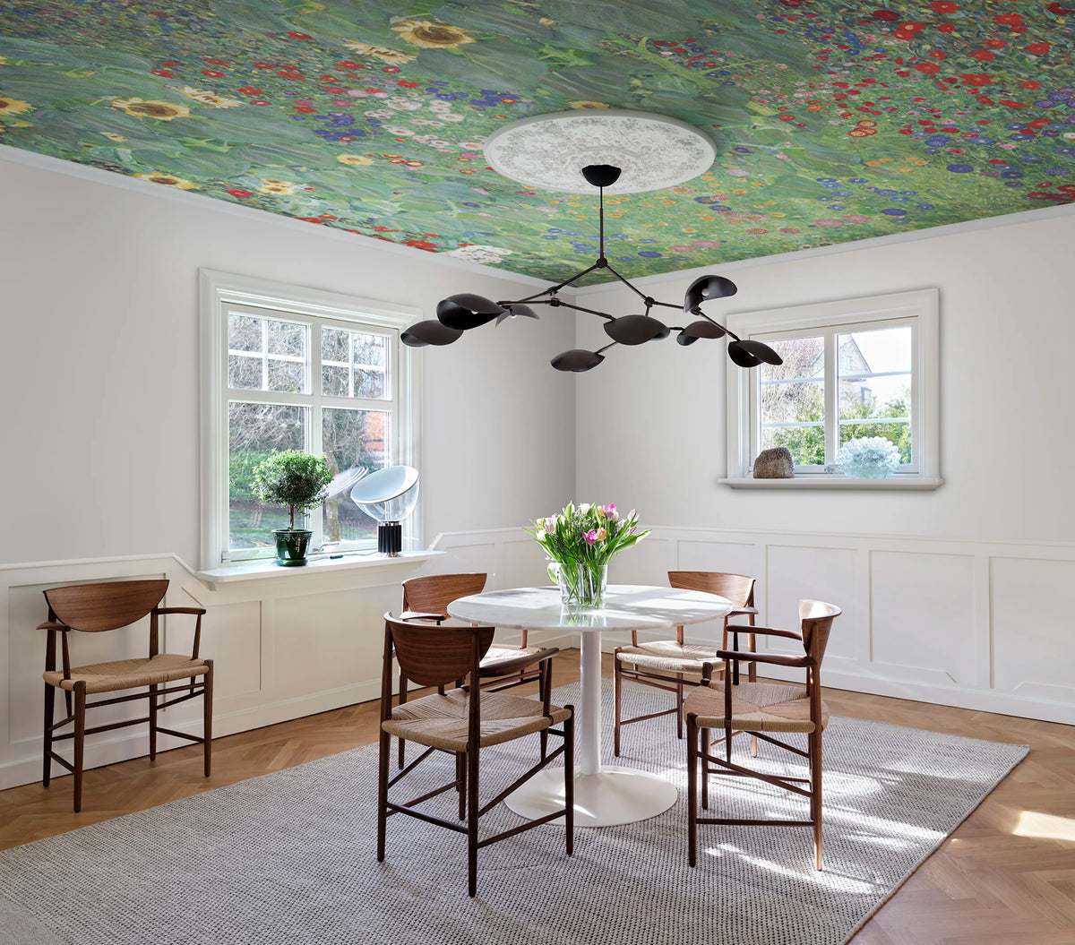 Farm Garden Repeatable Mural Wallpaper - room preview 03