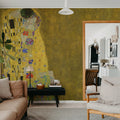 The Kiss Repeatable Mural Wallpaper - room preview 03