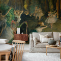 The Rehearsal of the Ballet Onstage by Degas Mural Wallpaper - room preview 03