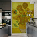 Sunflowers by Van Gogh Mural Wallpaper - room preview 03