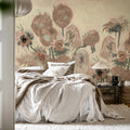Sunflowers Repeatable, Soft Mural Wallpaper - room preview 03