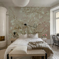 Almond Blossom, Beige Mural Wallpaper - room preview 03