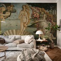 Venus Birth by Sandro Botticelli Mural Wallpaper - room preview 03