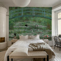 The Japanese Footbridge by Monet Mural Wallpaper - room preview 03