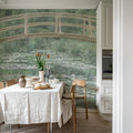 The Japanese Footbridge, Soft Mural Wallpaper - room preview 03