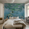 Water Lilies by Claude Monet Mural Wallpaper - room preview 03