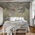 Water Lilies Monet, Beige Mural Wallpaper - room preview 03