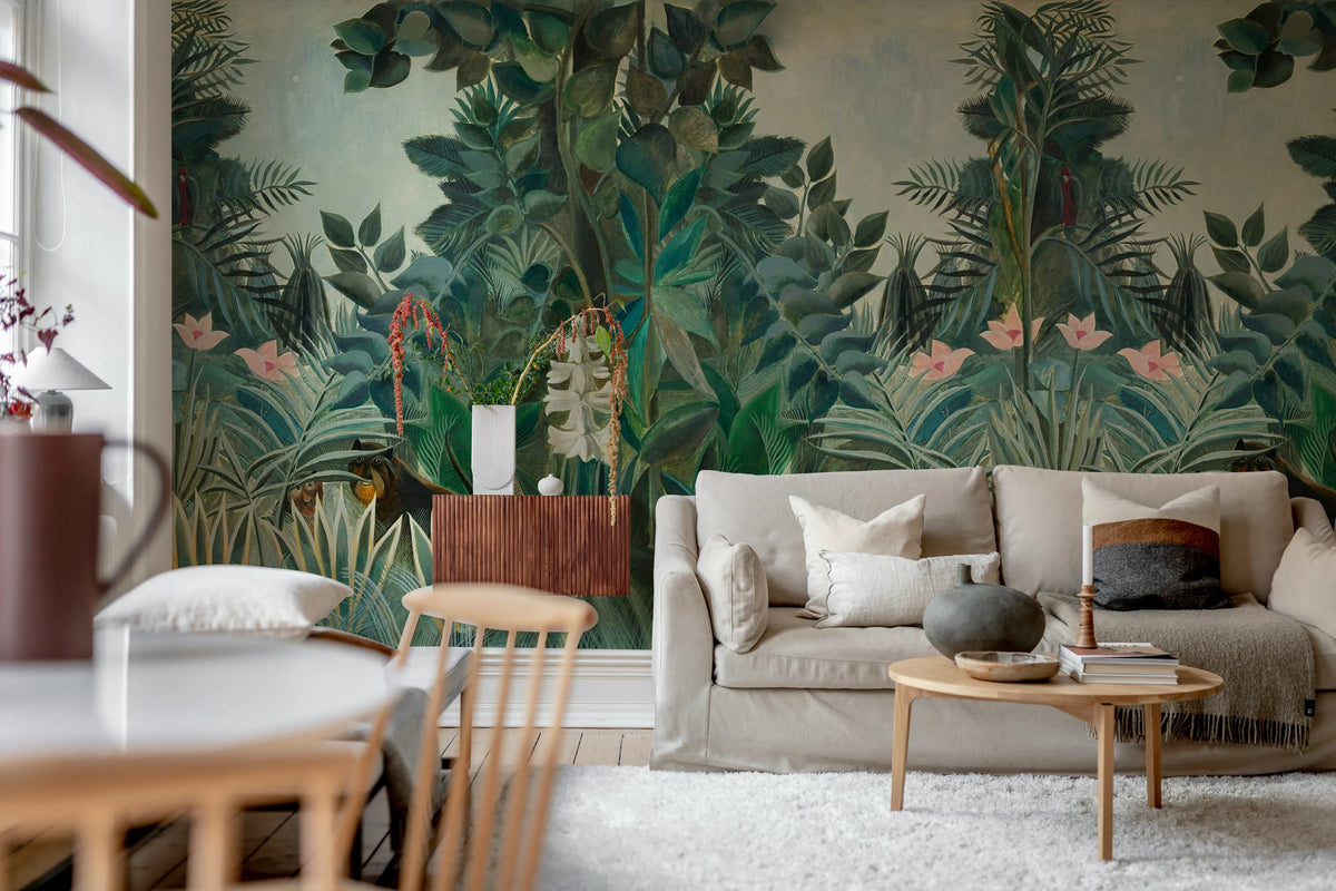 The Equatorial Jungle by Rousseau Mural Wallpaper - room preview 03