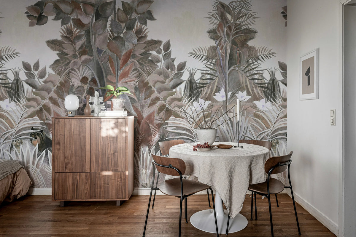 The Equatorial Jungle, Soft Mural Wallpaper - room preview 03