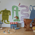 Funky Friends, Multi Mural Wallpaper - room preview 03