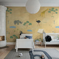 Animal Safari, Sand Mural Wallpaper - room preview 03
