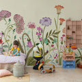 Summerfield, Beige Mural Wallpaper - room preview 03