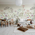Summerfield, Pastel Mural Wallpaper - room preview 03