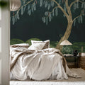 Dreamy Tree, Midnight Mural Wallpaper - room preview 03