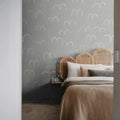 Bird, Gray Mural Wallpaper - room preview 03