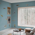 Swimmers, Blue Mural Wallpaper - room preview 03