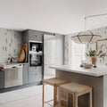 Tall, Green Mural Wallpaper - room preview 03