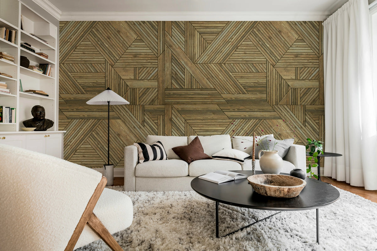 Wooden Art, Oak Mural Wallpaper - room preview 03
