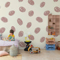 Doodle Dots, Pink Mural Wallpaper - room preview 03
