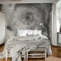 Tree Cut, Black Mural Wallpaper - room preview 03