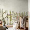 Concrete Meadow, Pastel Mural Wallpaper - room preview 03